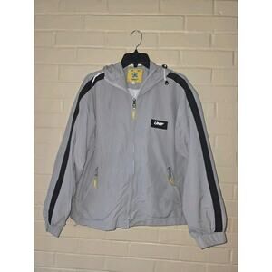 Unif Windbreaker Gray Size Small Unif Express Yourself